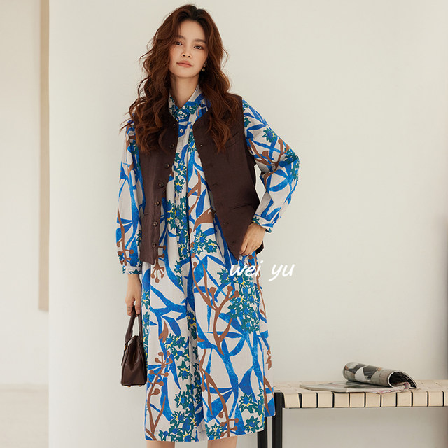 Weiyu Large Size Women's Vest Women's Top Jacket 2025 Spring New Commuter British Style Sleeveless Vest Horse Clip Women
