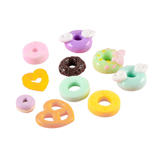 Cream glue gripper hairpin national style small accessories mobile phone case diy handmade material package cartoon resin lucky bag drip glue