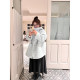 Laozhang and Fat Pongkiki wild fishtail skirt large size half body long skirt winter warm versatile thin skirt
