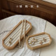 Retro wooden octagonal ring log display tray jewelry box storage box earring earring necklace props