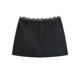 Summer versatile splicing lace fake two-piece short skirt pure sexy sexy slim figure with a base suit skirt for women