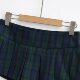 Plaid anti-exposure pleated skirt for women in spring and autumn American hot girls short skirt sports style skirt low waist a-line skirt