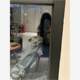 Large -size white bears printed denim jacket Female spring design sense niche loose wild jacket long sleeve top