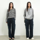 FANLE STUDIOS silk lace wool thin skin-friendly universal small fit striped knitted long-sleeved T-shirt