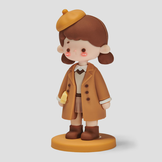 No. 1 home! If you are bored, let the little girl doll accompany you! Desktop cute cartoon doll decoration ornaments