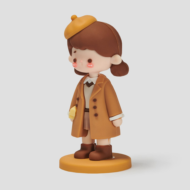 No. 1 home! If you are bored, let the little girl doll accompany you! Desktop cute cartoon doll decoration ornaments