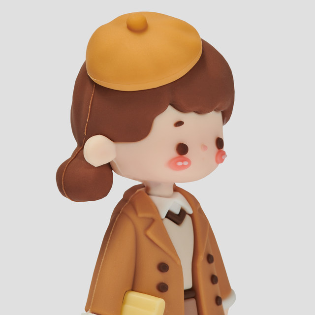 No. 1 home! If you are bored, let the little girl doll accompany you! Desktop cute cartoon doll decoration ornaments