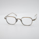 Stubborn glasses Japanese handmade KAME MANNEN thousand-year-old turtle KMN114 retro metal square frame height