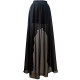 Long skirt summer new irregular gauze skirt short front and long irregular hem skirt mid-length women's high waist