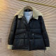 New winter style slimming and meat-covering fashionable large-size women's clothing fashionable contrasting color spliced ​​shawl collar high-quality cotton jacket