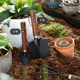 Japanese ECHO flower planting tools, vegetables, and flowers, succulents, loosen soil, potted plants, three-tooth rake, iron shovel, gardening shovel
