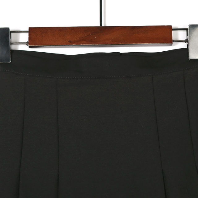 Solid color slim temperament high waist A-line long skirt for girls pleated skirts for spring clothes new parent-child skirt casual skirts
