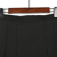 Solid color slim temperament high waist A-line long skirt for girls pleated skirts for spring clothes new parent-child skirt casual skirts
