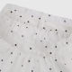 'Clear Mambo' French decorative white polka dot short-sleeved shirt
