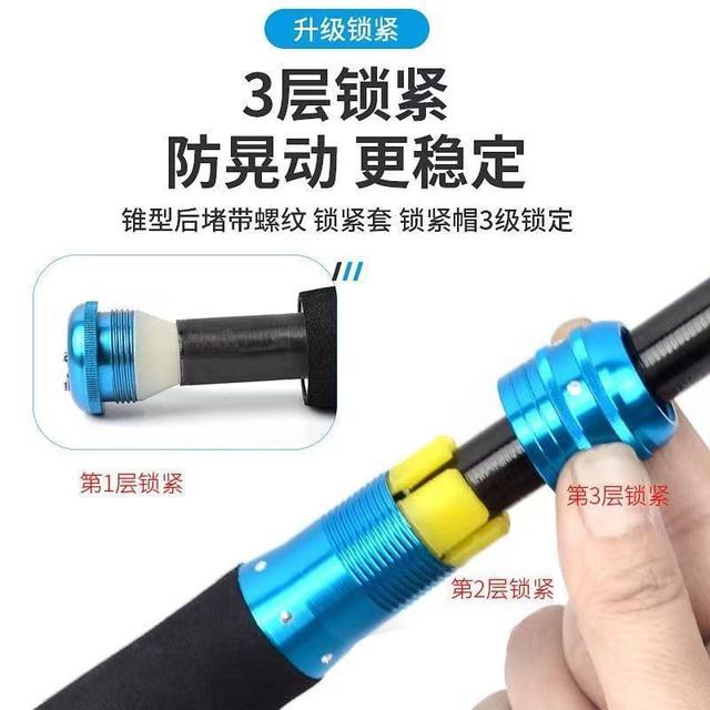Fishing rod replacement handle, universal handle, one rod becomes multiple rods, multi-function extension for fishing rod, universal modification