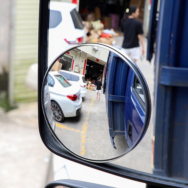 Car reversing rearview mirror small round mirror large truck passenger car blind spot convex wide-angle auxiliary large reflector