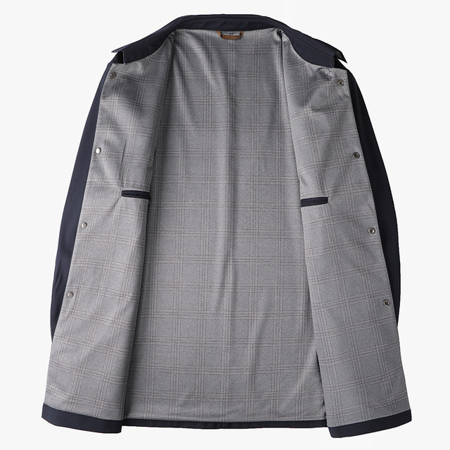 Business Long Trench Single Breasted Windbreaker Fashion Lapel Jackets