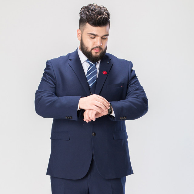 Increase the size of the fat man suits, the male loose outer