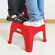 Plastic stool thick backrest chair for adults can sit for children stack fat pier chair for adults home skid stool