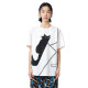 MOVEUP Fantasy Walk 2025 Summer New Style.FUN Series Round Neck and Shoulder Fun Print Short T-Shirt for Women
