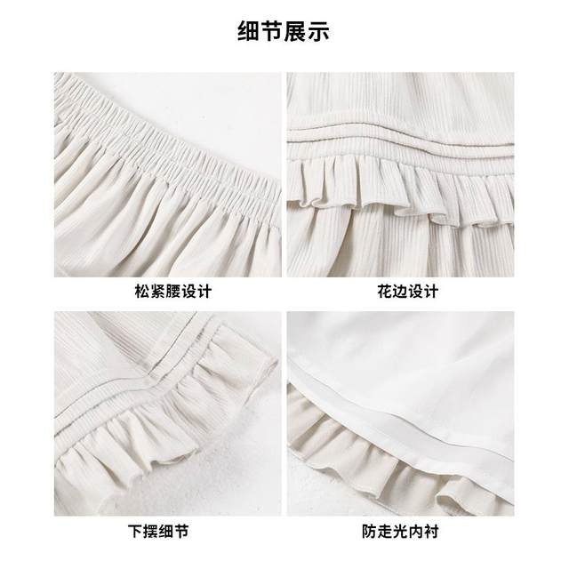 one more black puffy short skirt for women 2025 new spring and summer skirt hot girl pure pleated skirt Y