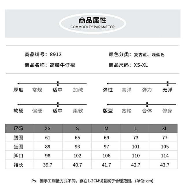 one more Wenmo denim short skirt for women in summer 2025 new skirt anti-exposure short skirt A-line hip skirt Y