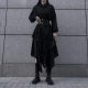 Spring and Autumn Skirts for Women 2025 New Shirts High Waist Irregular Yamamoto Design Sense Dark Style Long Skirt for Women Retro
