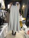 South Korea Dongdaemun 2024 Autumn New Fashion Temperature Splitting Strip Loose Loose Tie Croana Tail Skirt High -waist Halway Skirt Female