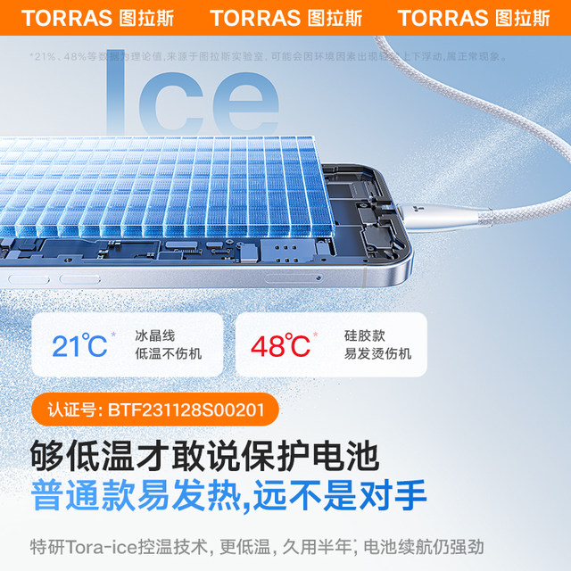 Tulas charging cable is suitable for Apple 17 mobile phone data cable fast charging iphone13 dual typec interface 14ProMax car genuine device 16ipad tablet tpyec to lightning