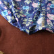 Van Gogh's new V-neck full-cotton printed floral loose large-size lace-up short-sleeved literary dress for women