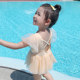 Children's swimsuit 2021 new style girls baby hot spring fashionable swimsuit cute princess little girl one-piece swimsuit