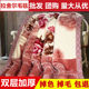 Blanket 2025 new thickened winter double-layer Raschel blanket quilt student dormitory single wedding velvet blanket