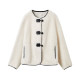 Langzi Pure Wool Advanced Sensitive Temperament Design Sensors Granules Coat Women 2024 Winter New Modeling Fur
