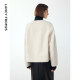 Langzi Pure Wool Advanced Sensitive Temperament Design Sensors Granules Coat Women 2024 Winter New Modeling Fur
