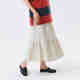 Hiyo BEAMS BOY sports skirt 25SS casual sports side button layered skirt