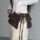 Korean authentic purchasing agent 24 autumn new chic feminine side lace-up plaid sweet versatile fashionable skirt