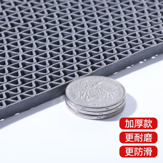 Non-slip floor mat kitchen toilet non-slip mat bathroom outdoor commercial plastic pvc hollow waterproof mat carpet door mat