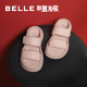 Celebrity's same style Belle women's shoes marshmallow slippers new sandals can be worn outside sandals B2U1DBT4