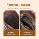 Belle women's boots retro fashion boots warm plus velvet slim boots cowhide shoes genuine leather short boots B2361DZ4