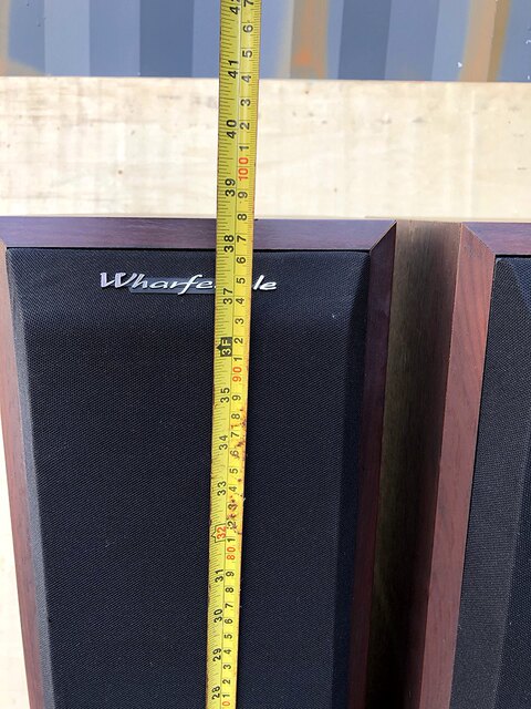 Second-hand original imported British Le Fuhao MFM-7 monitor series 7-inch floor-standing speaker passive HIFI audio