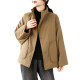 Xiaofei's home ~ Large size cotton jacket for women's new long velvet cotton stand collar thickened loose slimming casual cotton jacket for winter
