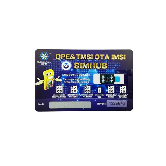 2025 New V1.5 Super Snow 2.3 Dual SIM Dual Standby MEP Mode Card Sticker Fully Automatic No Debugging Suitable for 13-16