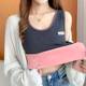 Women's vest plus velvet winter 2025 new suspender inner wear Korean top large size base integrated velvet thermal underwear
