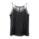 French elegant high-end outdoor wear beautiful back lace suspender sleeveless inner wear loose suit shirt bottom vest shirt