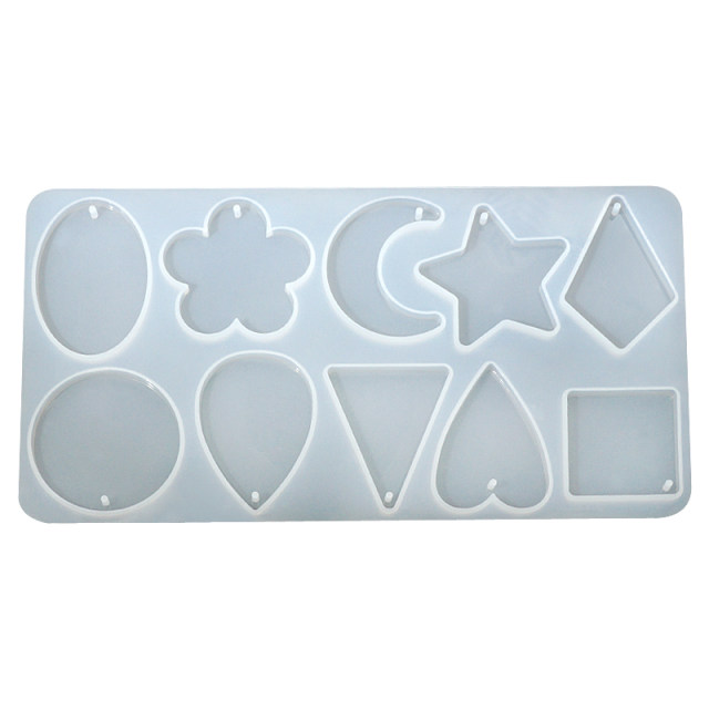 Crystal drop glue pendant hanging dried flower AB glue UV glue mirror silicone mold handmade DIY material tool
