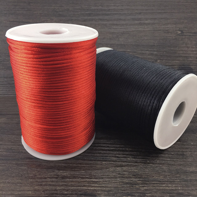 Chinese knot No. 5 thread braided rope bracelet men's and women's hand rope handmade diy jewelry accessories material braided thread red rope