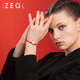 ZENGLIU Designer Year of the Ox Red Rope Bracelet Women's Autumn and Winter Niche Design Zodiac Year Bracelet Temperament Accessories