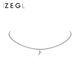 ZENGLIU letter D necklace for women ins simple and cold style personalized pendant temperament versatile internet celebrity collarbone chain