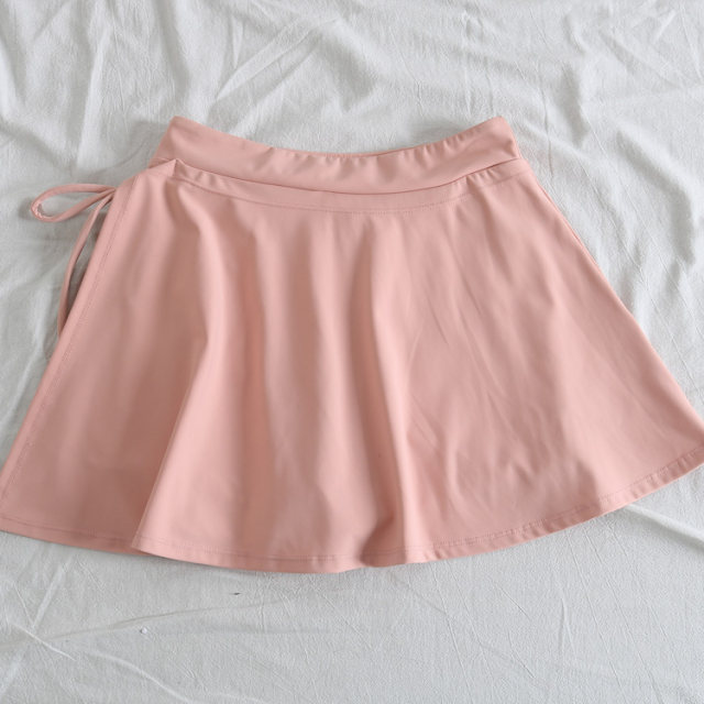 New style of spring and summer side lace-up underwear version of high waist tennis skirt sports skirt women's short skirt
