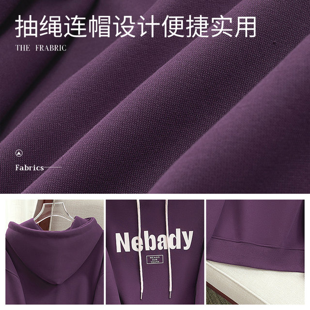 Cypress House Hooded Sweatshirt 2025 Spring New Women's Fashion Falling Shoulder Long Sleeve Drawstring Letter Pattern Top